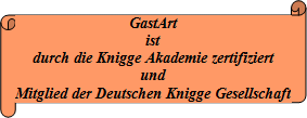 Zertifiziert durch Knigge-Akademie.de